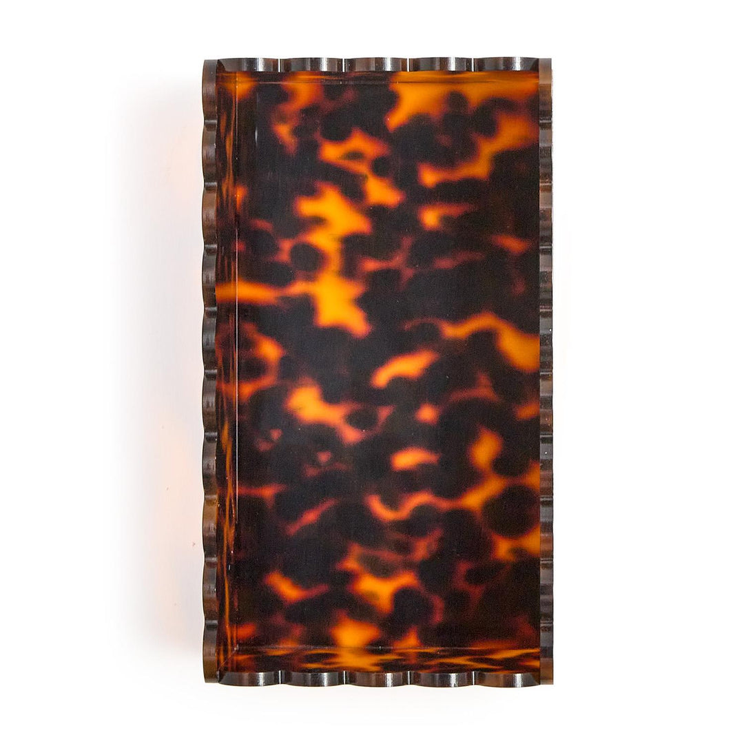Tortoiseshell patterned product on a white background
