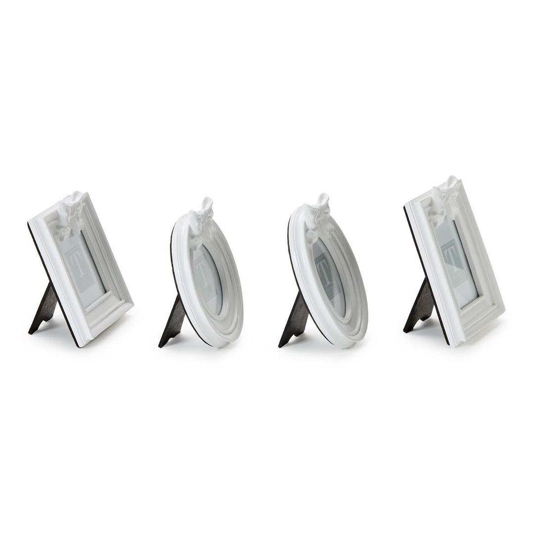 WHITE BOW MINI PHOTO FRAME