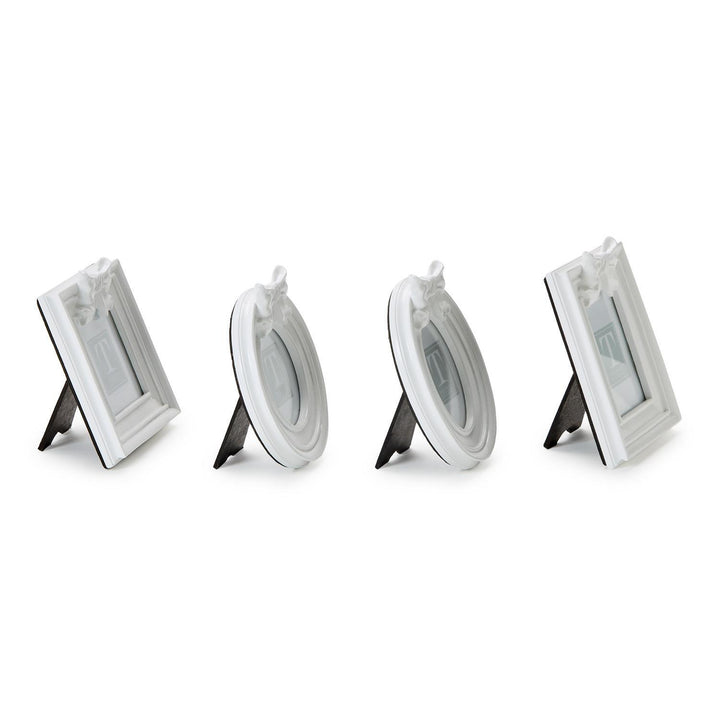 WHITE BOW MINI PHOTO FRAME