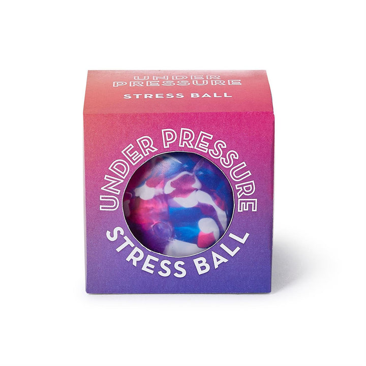 UNDER PRESSURE MARBLED STRESS BALL IN GIFT BOX