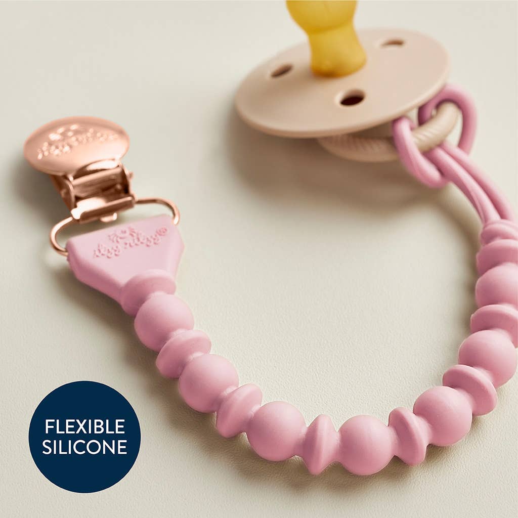 ITZY PACI STRAP SILICONE ONE-PIECE PACIFIER CLIP
