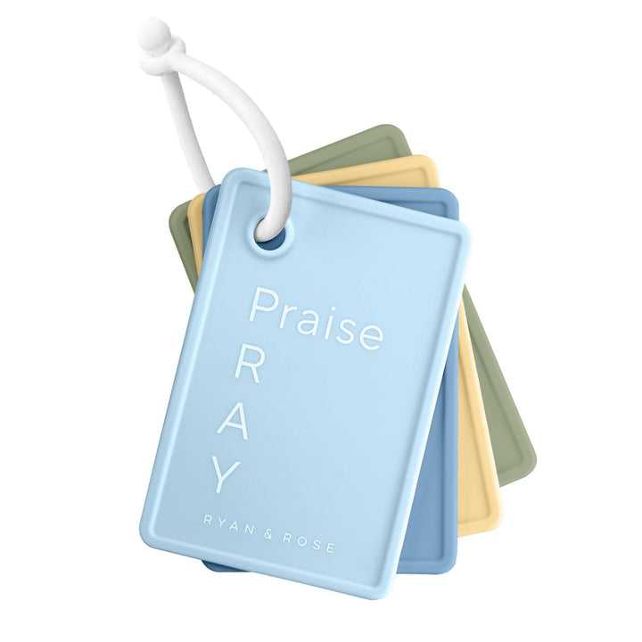 PRAY silicone flash cards in the Prayer Warrior design