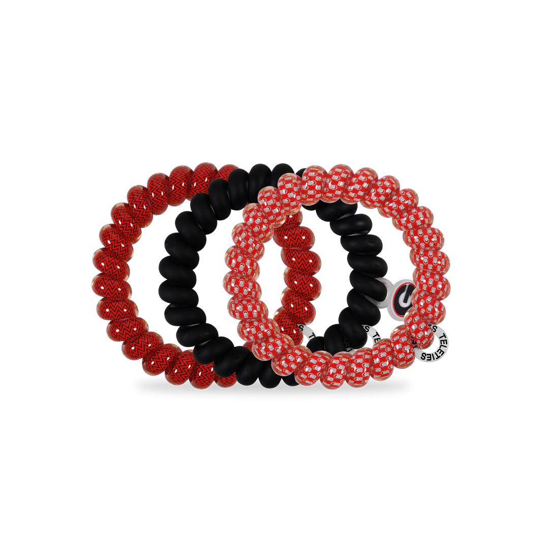 GO DAWGS! SPIRAL HAIR COILS