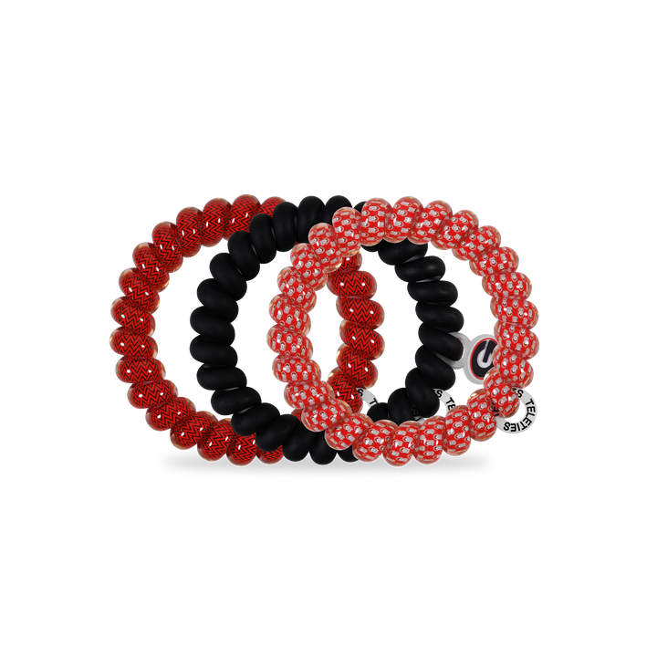 GO DAWGS! SPIRAL HAIR COILS