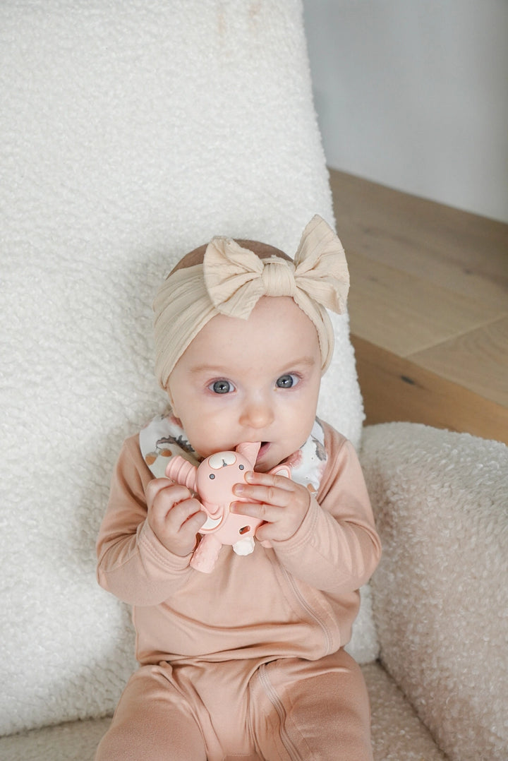 PINK BUNNY MOLAR TEETHER