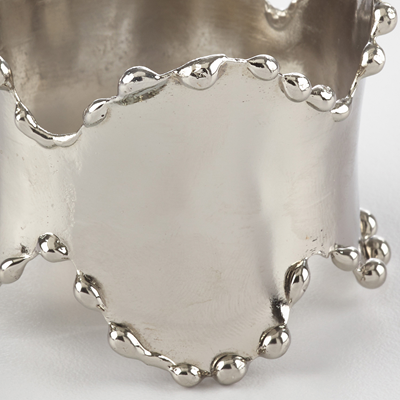 SILVER CLASSIC DESIGN NAPKIN RING SET