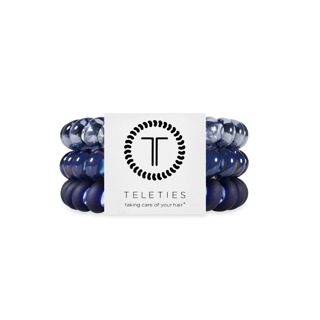 NIGHTFALL NAVY LARGE SPIRAL HAIR COILS