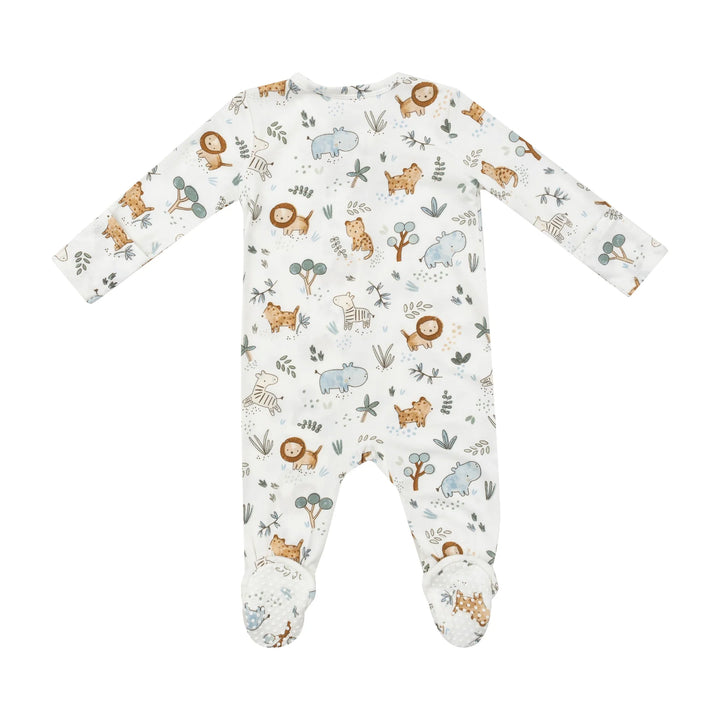 DELICATE SAFARI ZIPPER FOOTIE