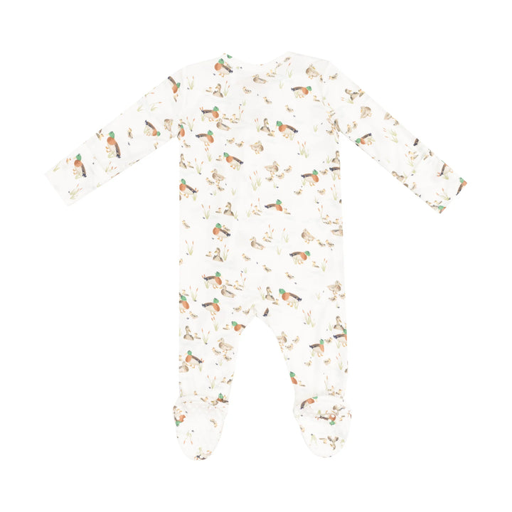 DUCKLING FAMILIES ZIPPER FOOTIE