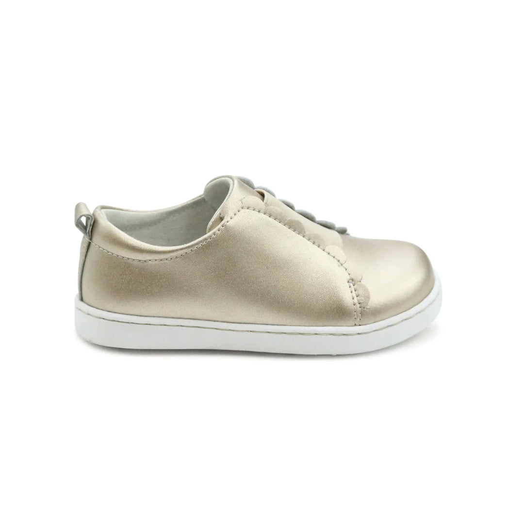 GOLD PHOEBE ELASTIC SLIP ON SNEAKER