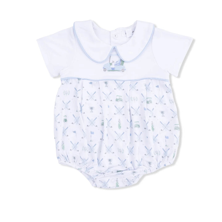GOLF TRELLIS BLUE CLASSIC BOX PLEAT BUBBLE