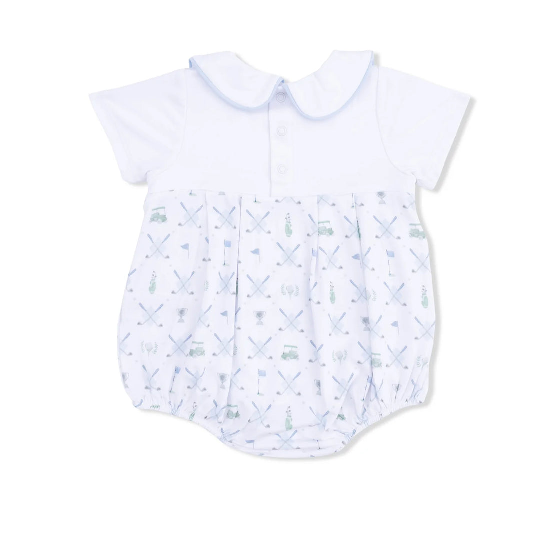 GOLF TRELLIS BLUE CLASSIC BOX PLEAT BUBBLE