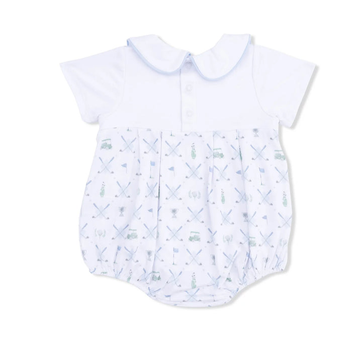 GOLF TRELLIS BLUE CLASSIC BOX PLEAT BUBBLE