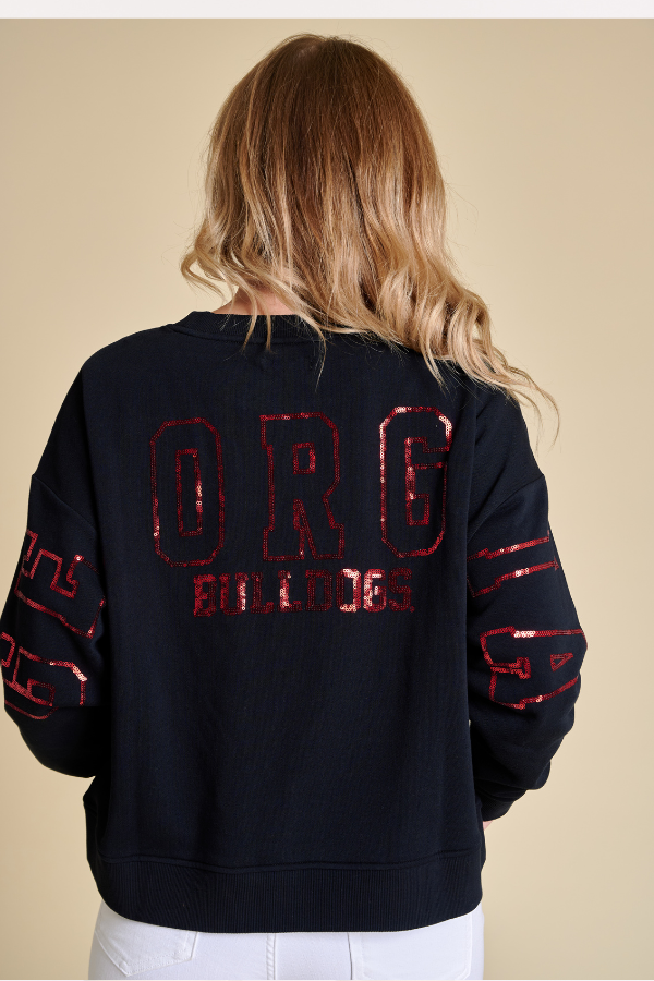 THE SEQUIN BOXY SWEATSHIRT | GEORGIA