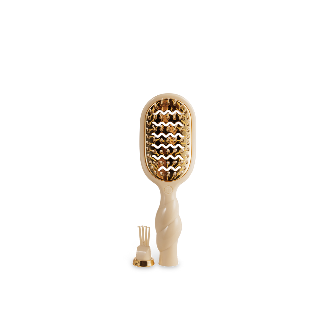 TAN MINI VENTED HAIR BRUSH