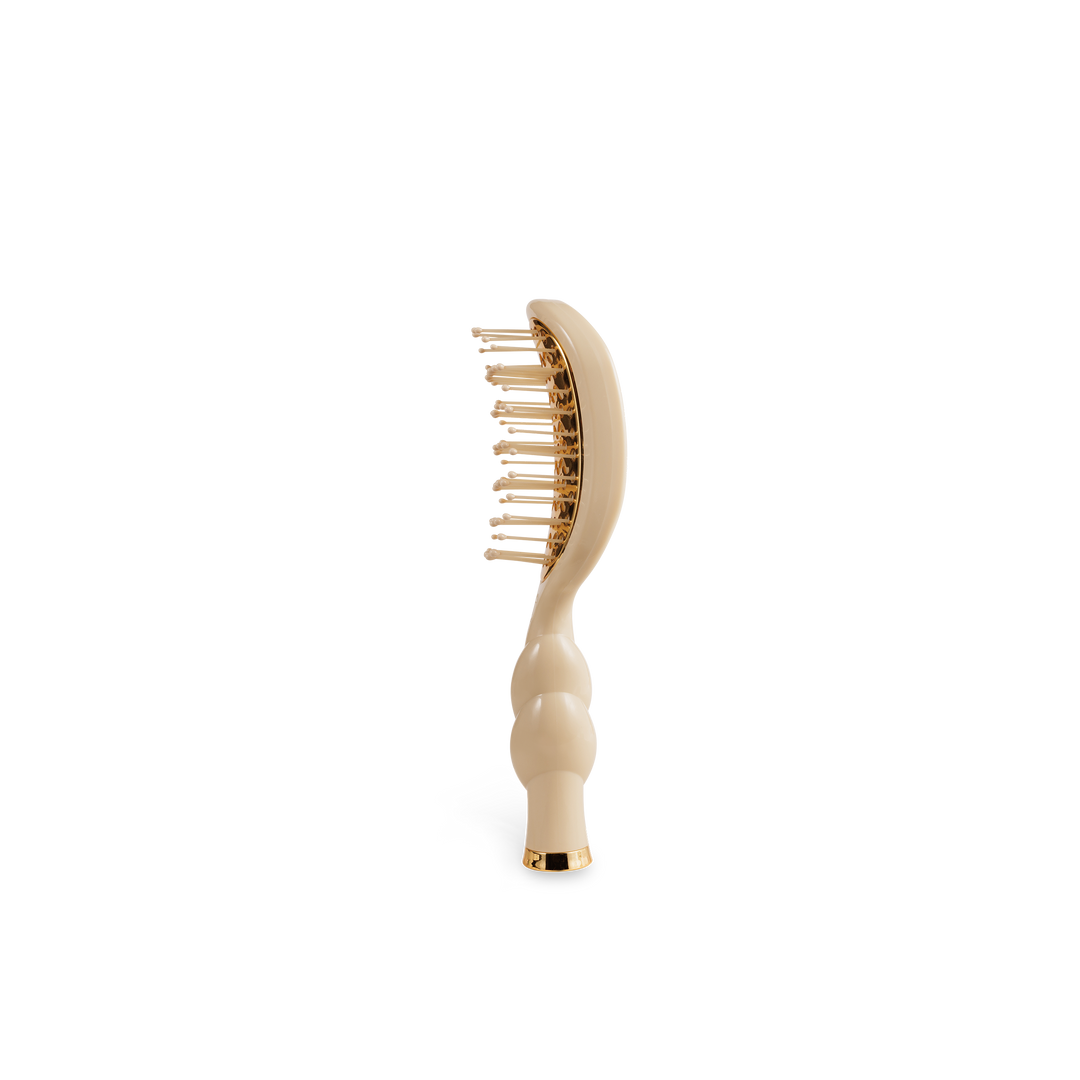 TAN MINI VENTED HAIR BRUSH