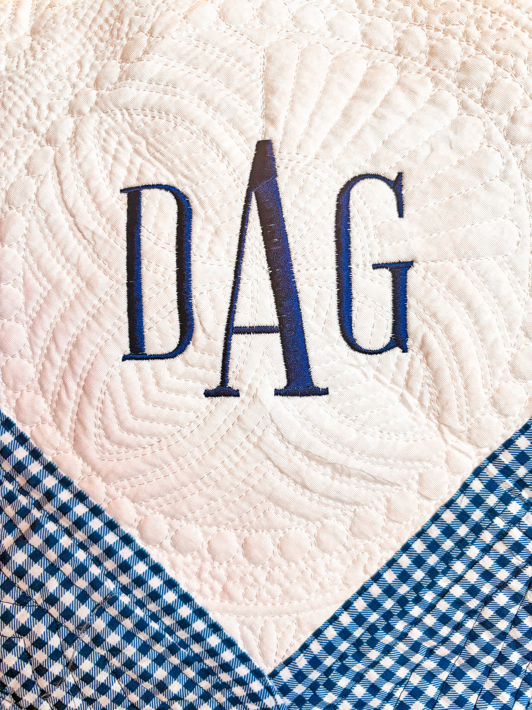 BABY DON AARON: MONOGRAM HEIRLOOM QUILT