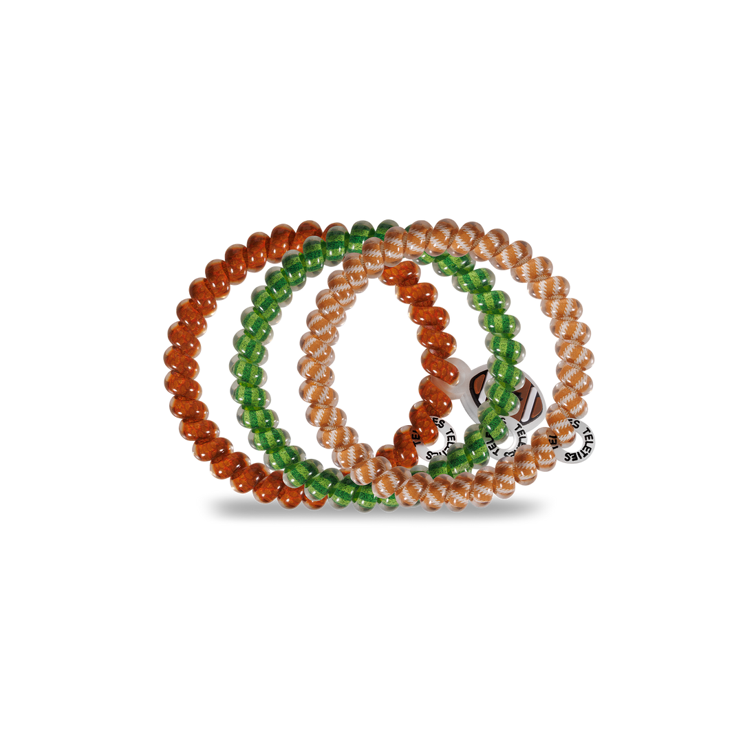 FOOTBALL SMALL SPIRAL HAIR COILS