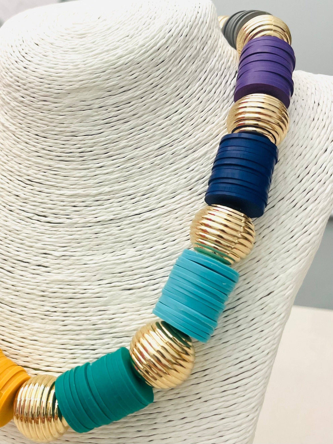 MULTI COLOR CAROUSEL NECKLACE