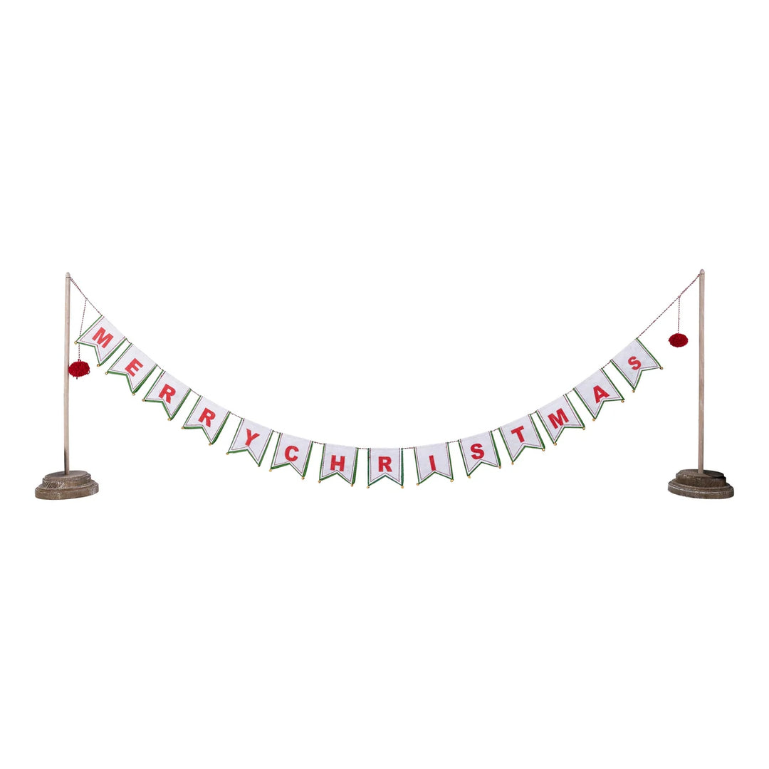 MERRY CHRISTMAS JINGLE BELL BANNER