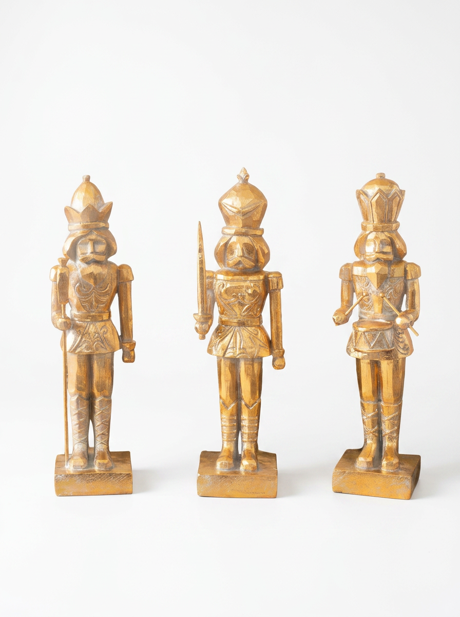 GOLD CHRISTMAS NUTCRACKER