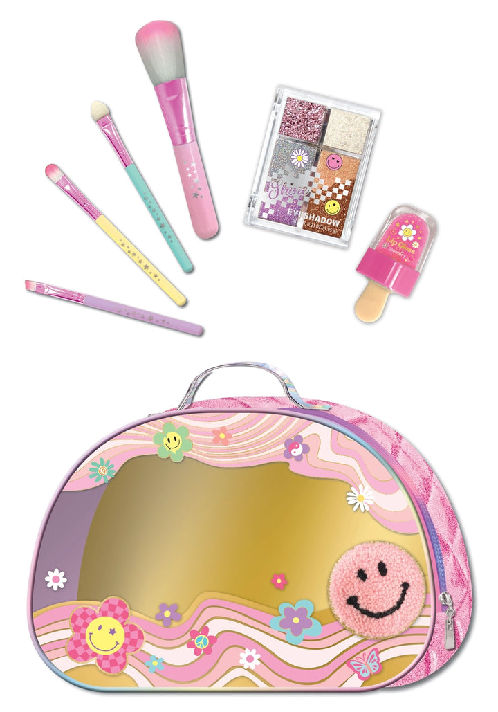GROOVY FLOWER GLAMZ BEAUTY BAG