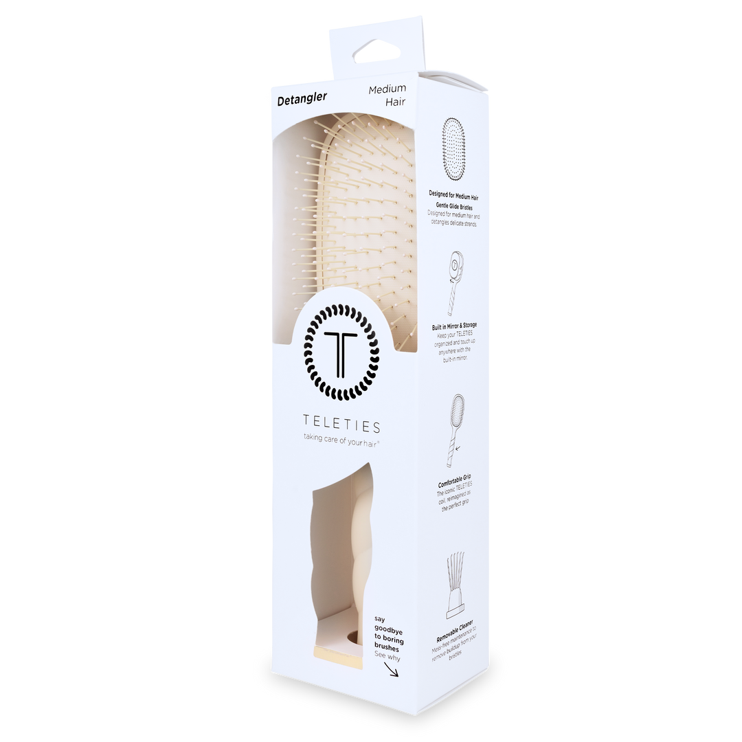 TAN DETANGLER HAIR BRUSH FOR MEDIUM HAIR