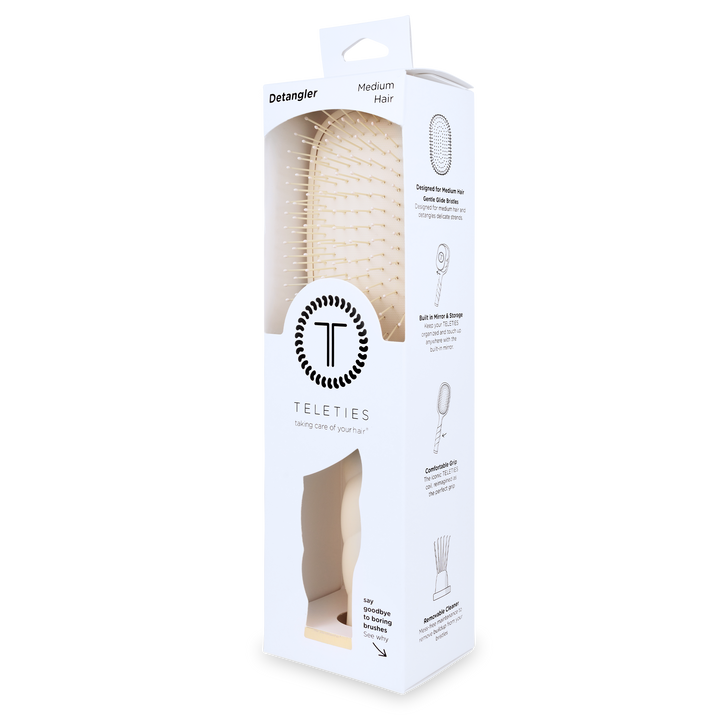 TAN DETANGLER HAIR BRUSH FOR MEDIUM HAIR