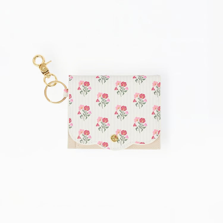 MEADOW BLUSH SCALLOPED ID WALLET