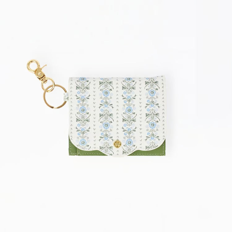 GARDEN ROW SCALLOPED ID WALLET