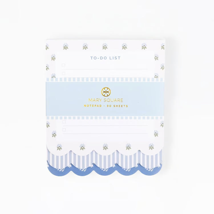 Petite Floral Stripe 3 Tier Notepad