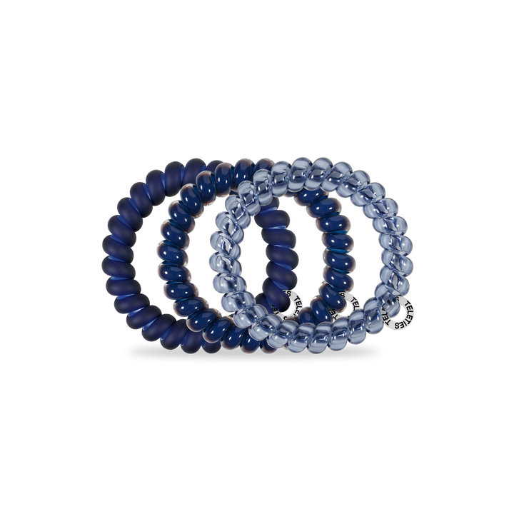 NIGHTFALL NAVY LARGE SPIRAL HAIR COILS