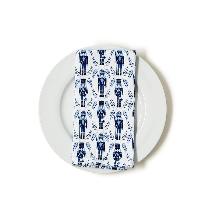 BLUE NUTCRACKER CLOTH NAPKINS SET