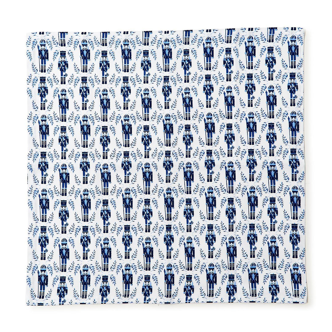 BLUE NUTCRACKER CLOTH NAPKINS SET