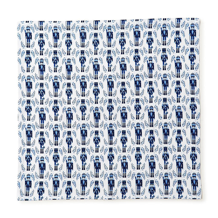 BLUE NUTCRACKER CLOTH NAPKINS SET