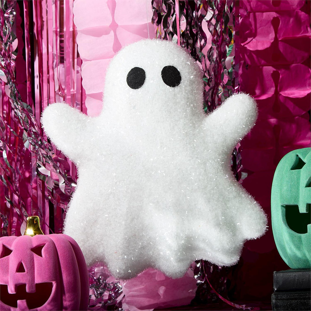 SPARKLING HANGING GHOST DECOR
