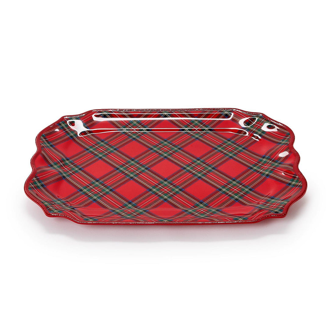 TARTAN TRADITIONS MELAMINE PLATTER