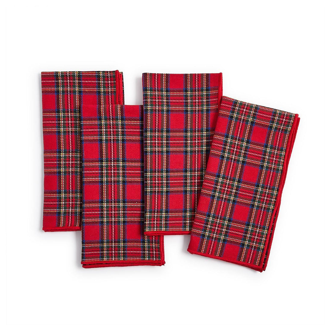 TARTAN TRADITIONS CLOTH NAPKINS SET OF 4
