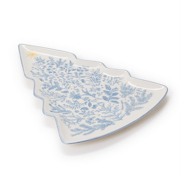 GILDED COTTAGE CHRISTMAS TREE PLATE