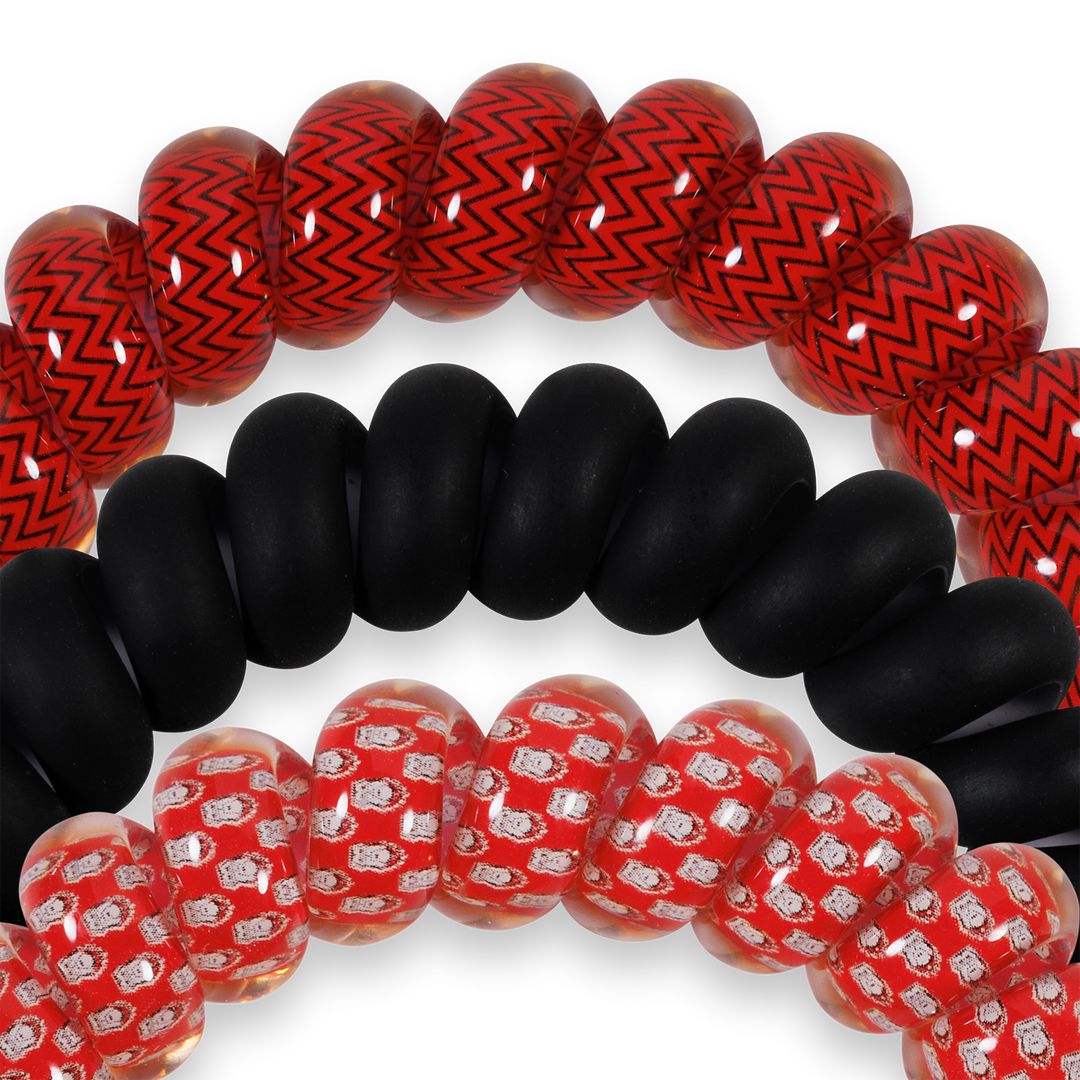 GO DAWGS! SPIRAL HAIR COILS