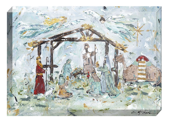 NATIVITY ACRYLIC BLOCK