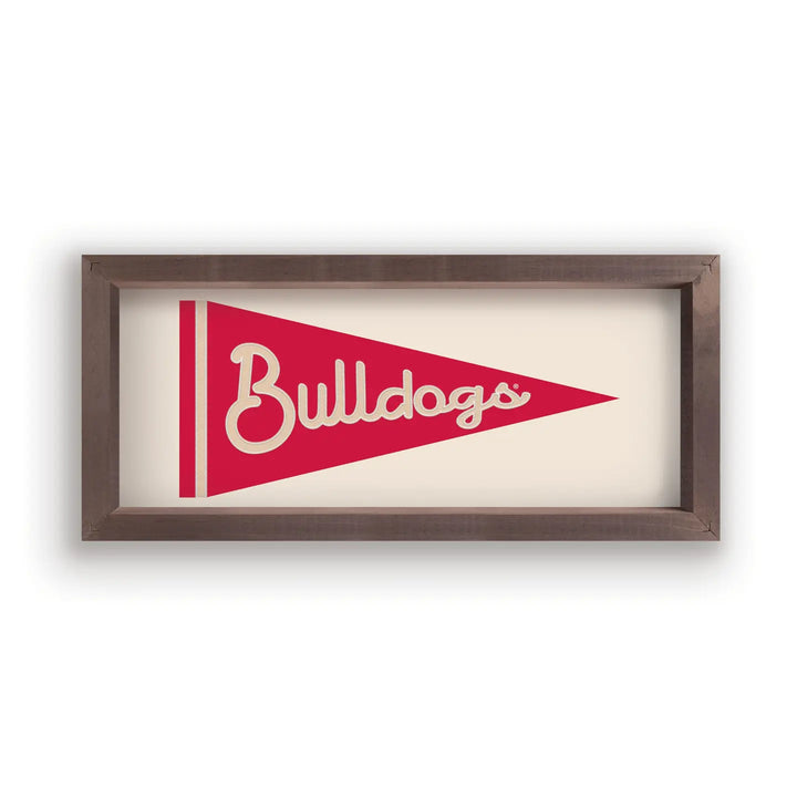 UGA FLAG FRAMED ART