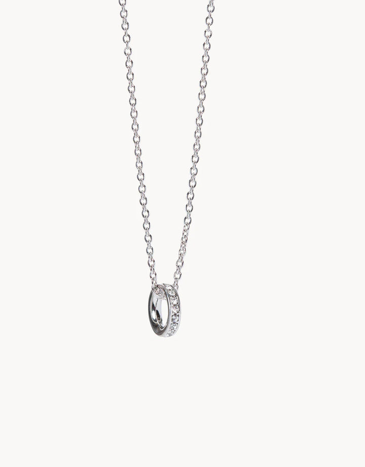 SILVER GRATEFUL SEA LA VIE NECKLACE