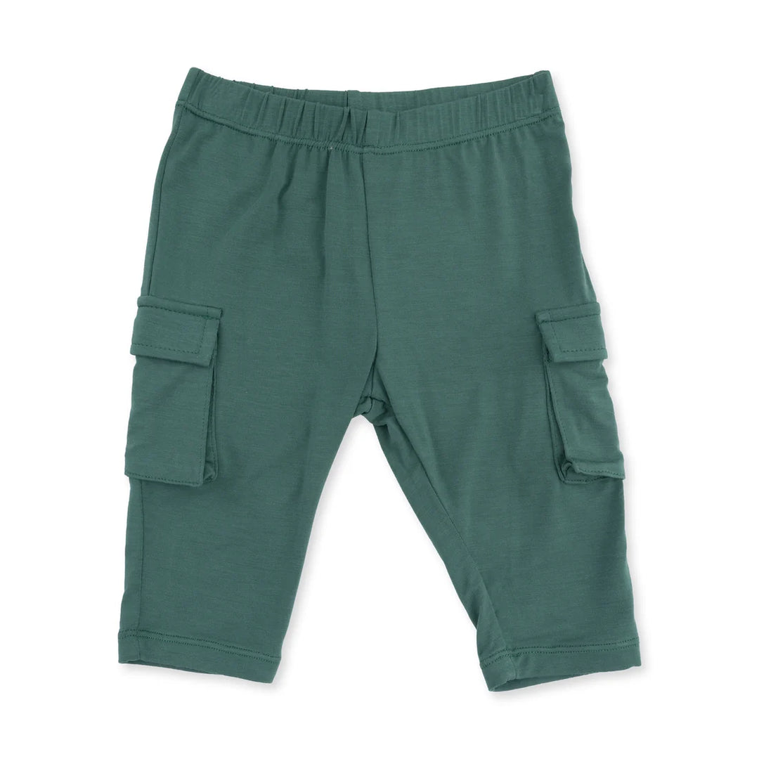 Angel Dear Pointer Pups and Duck Buddies Polo with Cargo Pant alternate outfit view highlighting the coordinated styling