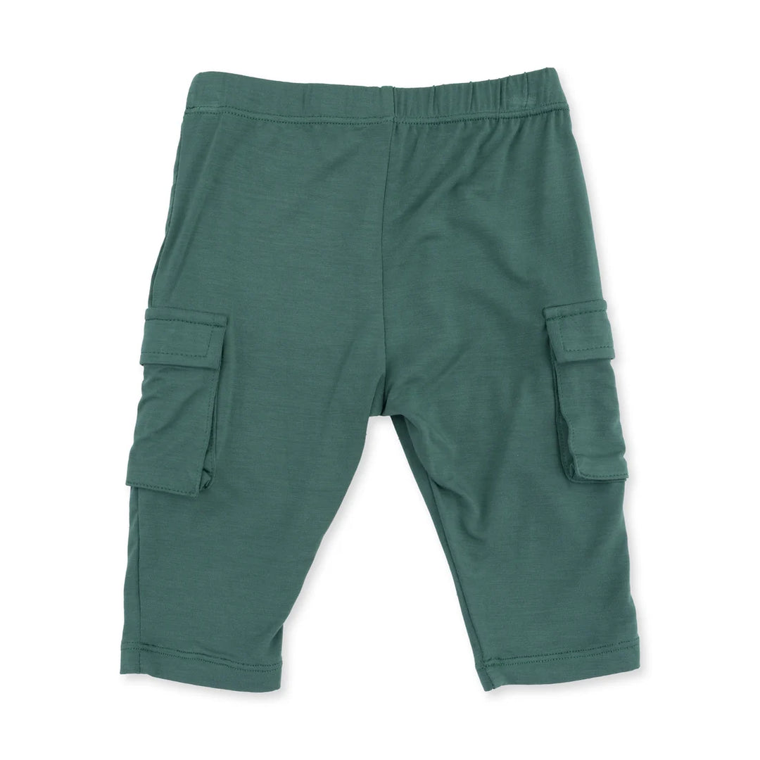 Angel Dear Pointer Pups and Duck Buddies Polo with Cargo Pant close-up product detail showing the pointer pups and duck buddies polo with cargo pant design