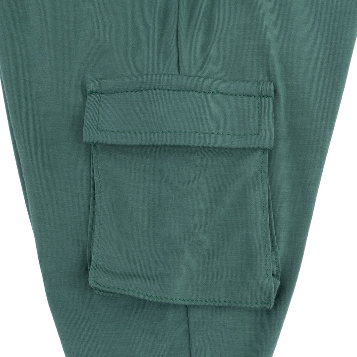 Angel Dear Pointer Pups and Duck Buddies Polo with Cargo Pant additional view of the matching boutique outfit pieces