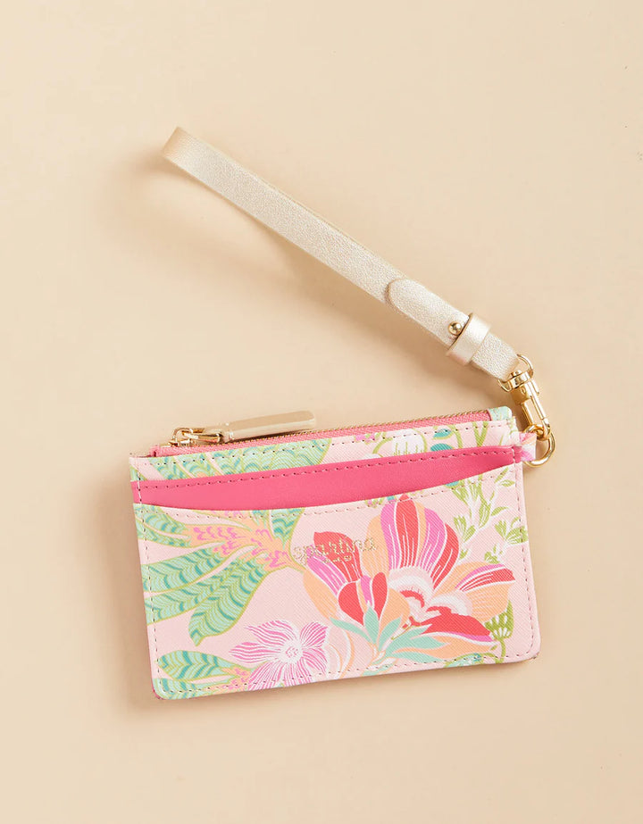 FLAMINGO PINEAPPLE SLIM CARD COINPURSE