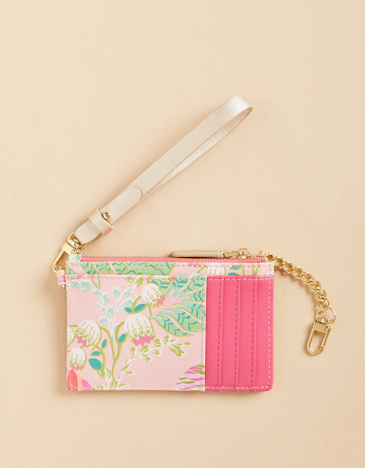 FLAMINGO PINEAPPLE SLIM CARD COINPURSE