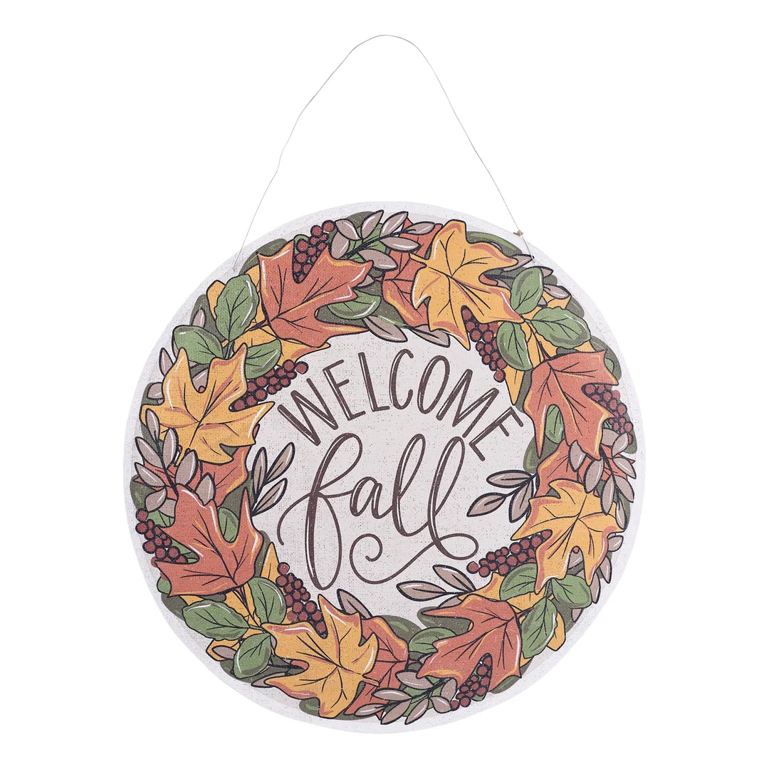 CANDY CANE WISHES/FALL LEAVES BURLEE