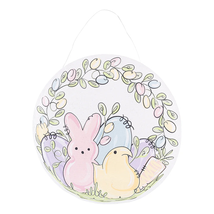 PEEPS & CHICKS EASTER/WELCOME HOME REVERSIBLE BURLEE